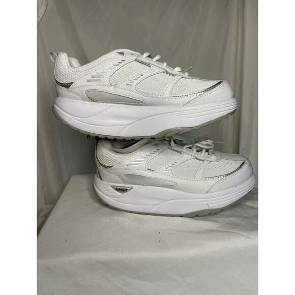 Danskin Now I-Net Performance Toning Walking Shoes Women's 6.5 White Rockers - Picture 7 of 15